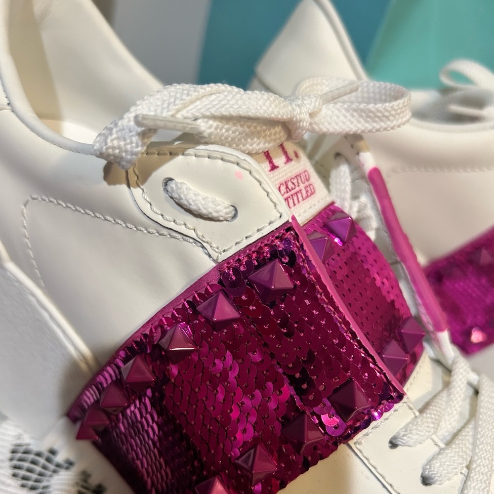 NWOT AUTHENTIC Valentino Garavani Rockstud Untitled Platform Sneakers. BEAUTIFUL - Picture 16 of 16
